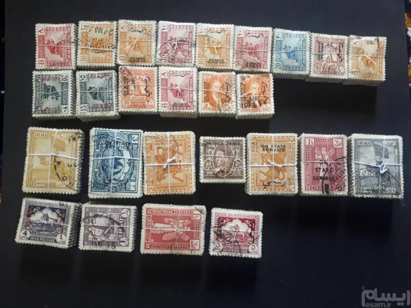 2600 تمبر ( 26 بسته ) ممهور کلاسیک اولیه عراق