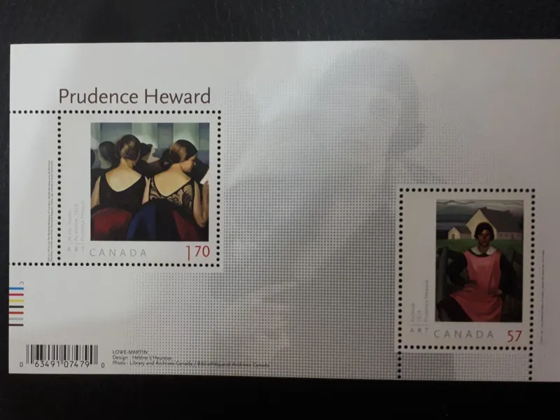 سوینر شیت تمبر تابلویی نقاشی ، کانادا