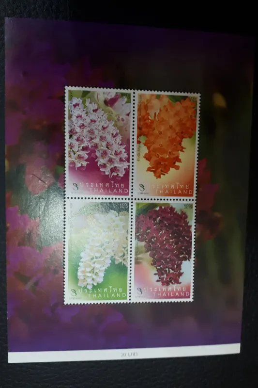سوینر شیت تمبر گل ، تایلند
