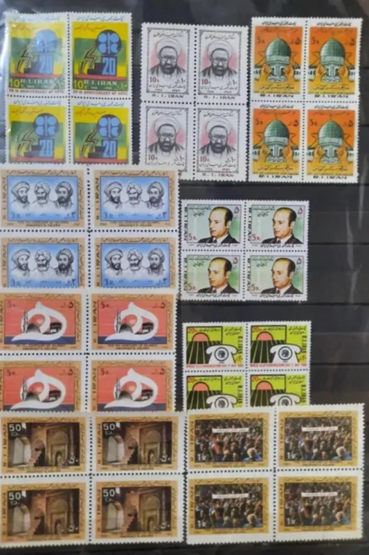 18 بلوک یادگاری ( 72 تمبر ) سال کامل 1359 ایران
