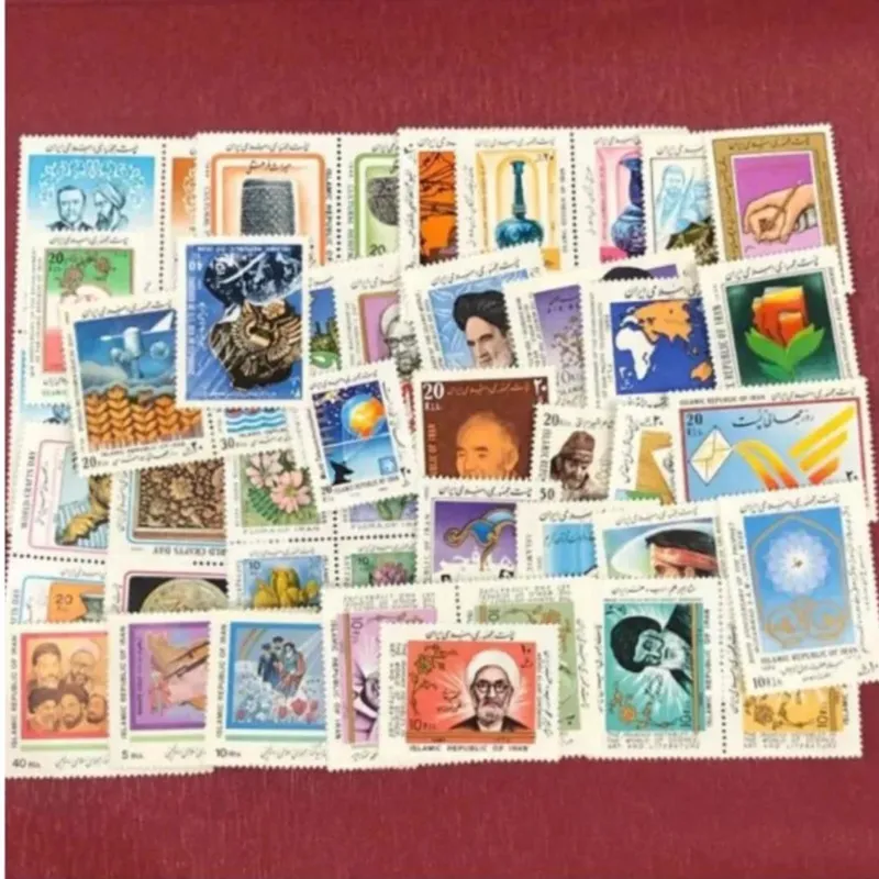 49 تمبر یادگاری یرست سال کامل 1368 جمهوری