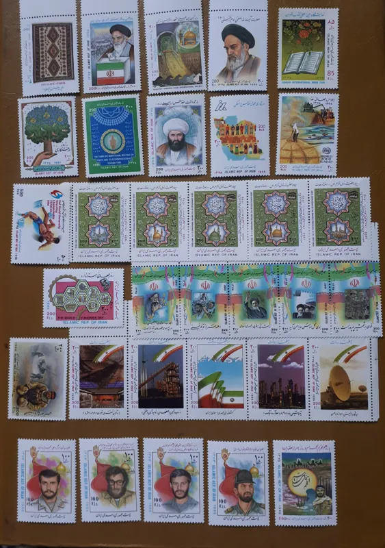 33 بلوک ( 132 تمبر ) سال کامل 1375
