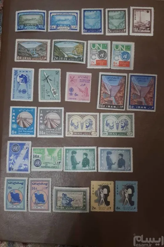 تعداد 28 تمبر یادگاری سال کامل 1341