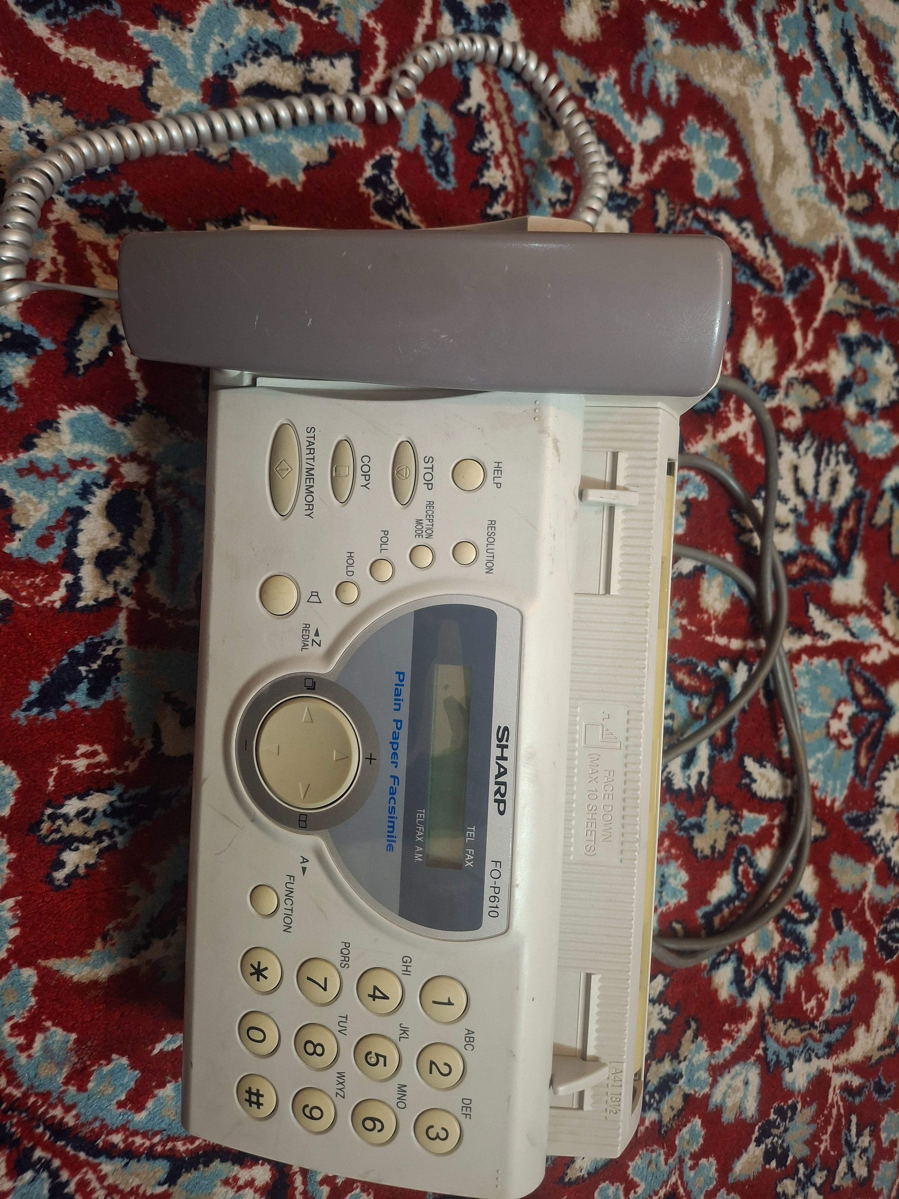 تلفن فکس رومیزی شارپ fo-p610