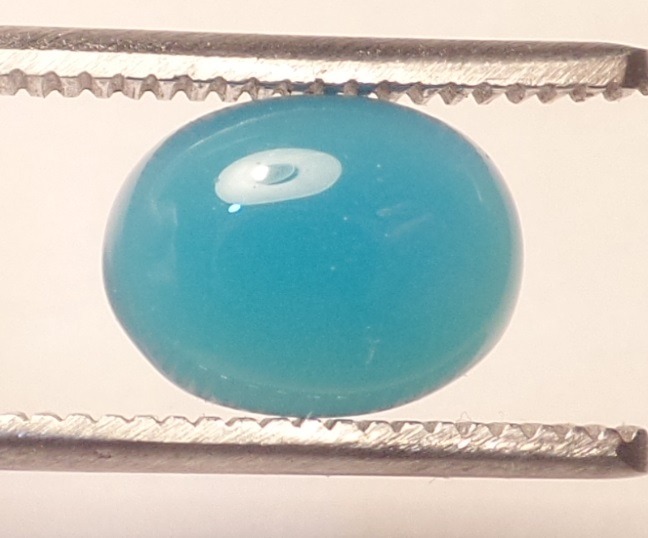 نگین عقیق آبی آسمانی