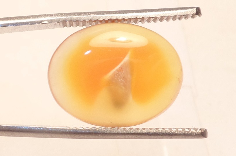 نگین عقیق ژئود دار