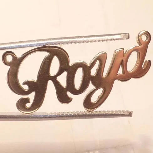 پلاک نام بدلیجات ( Roya )