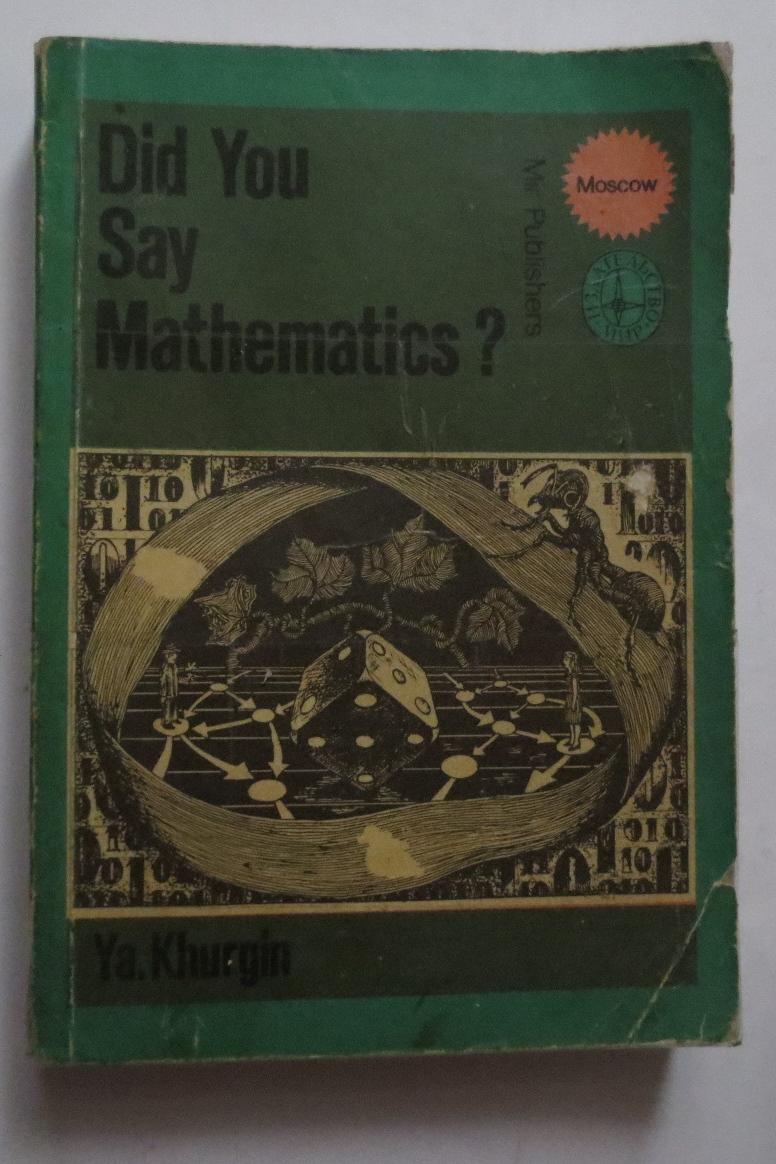 Did You Say Mathematics انتشارات میر Mir شوروی