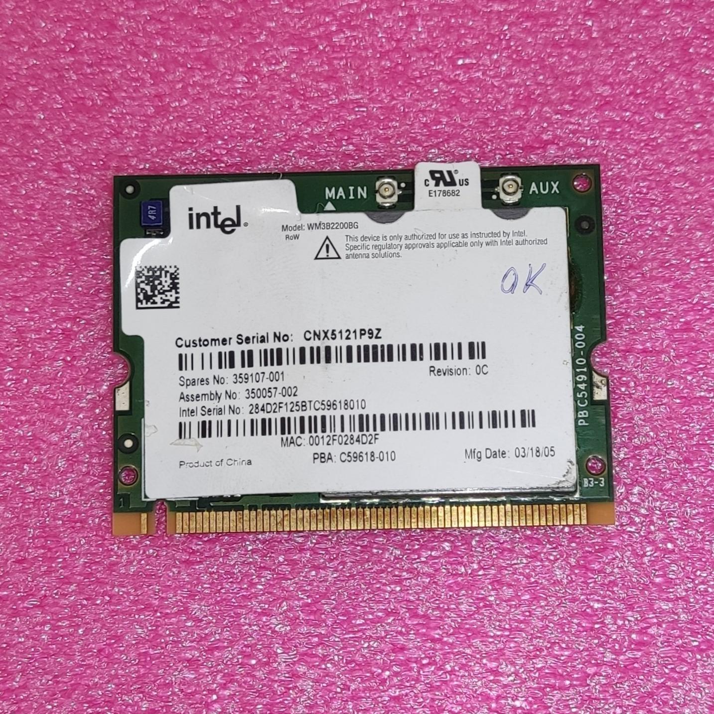 کارت وایرلس لپ تاپ HP compaq nx6110