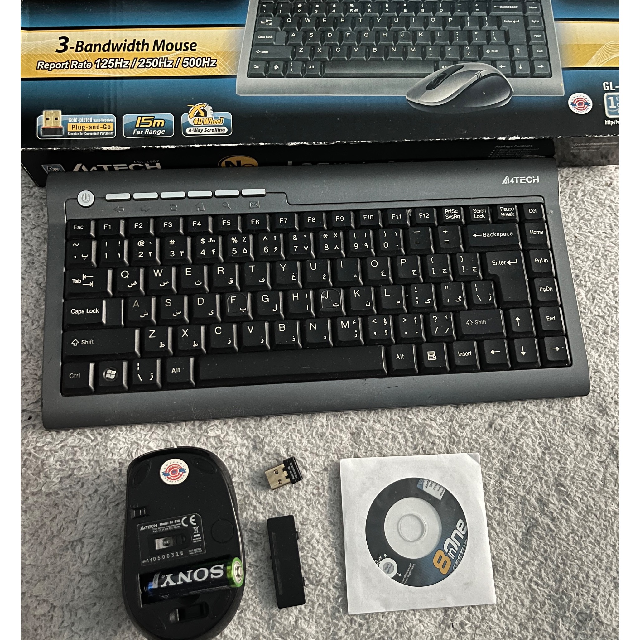 موس و کیبرد a4tech