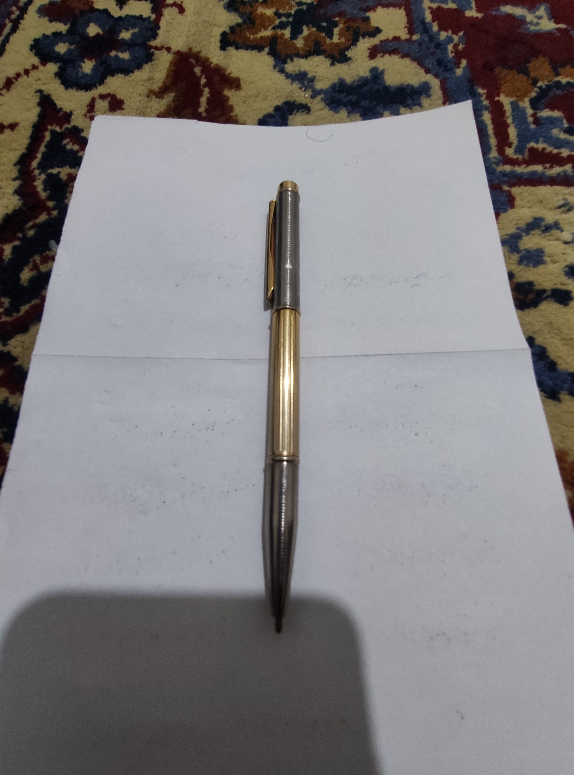 خودکار برند کمیاب روکش طلایی زیبا