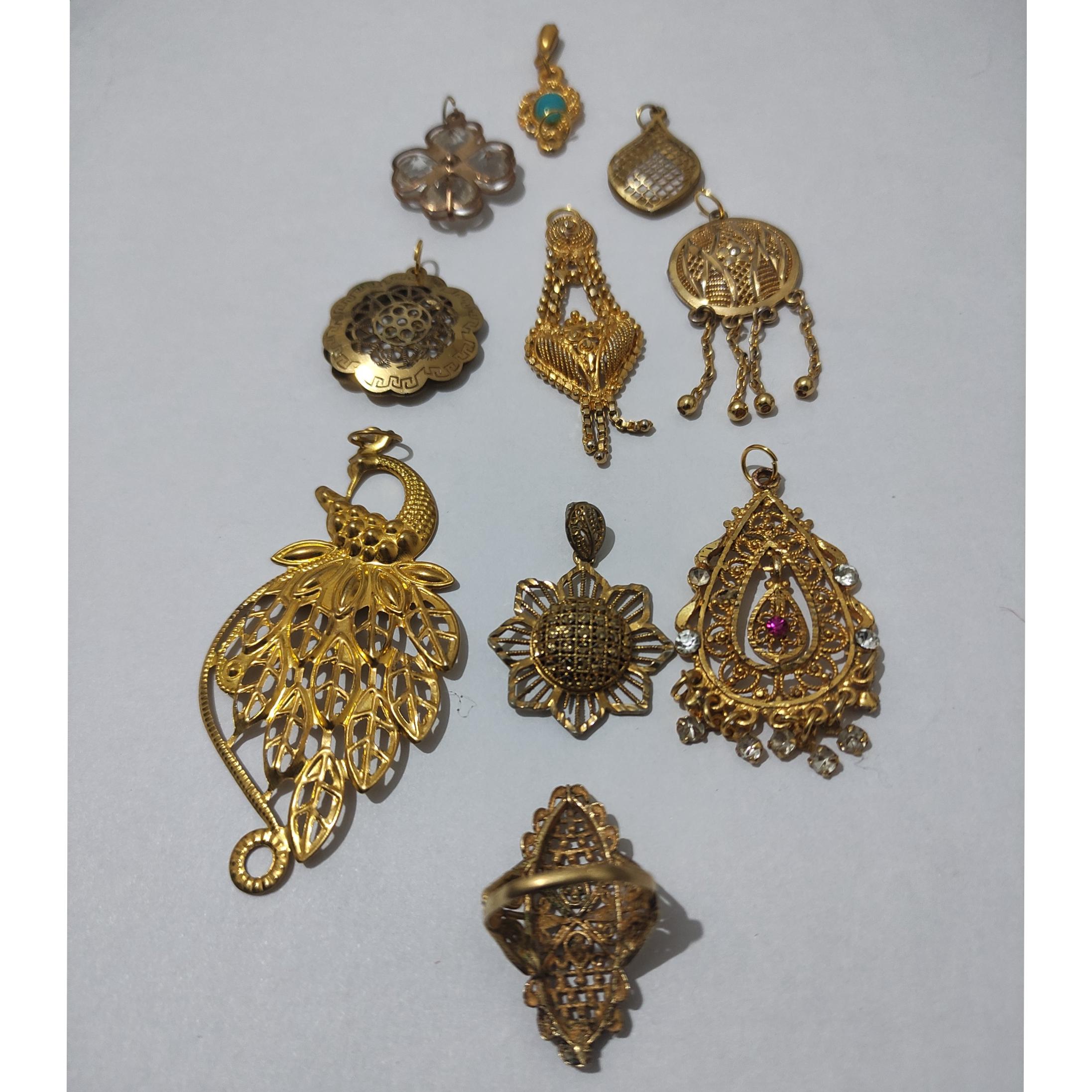 10 عدد آویز و انگشتر زیبا