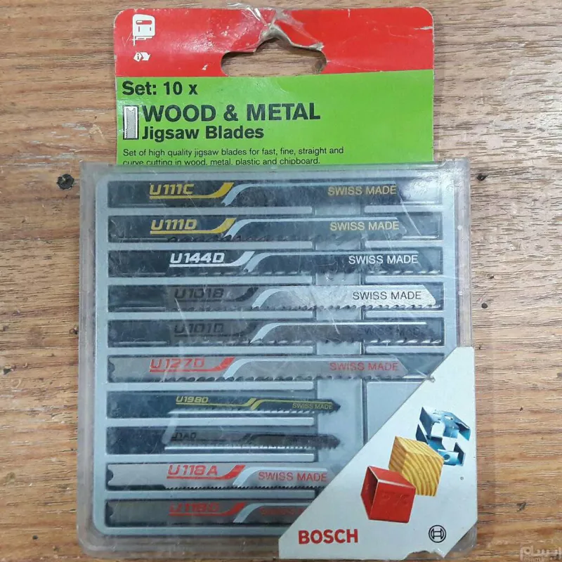 ست تیغ اره عمودبر بوش بسیار قدیمی BOSCH