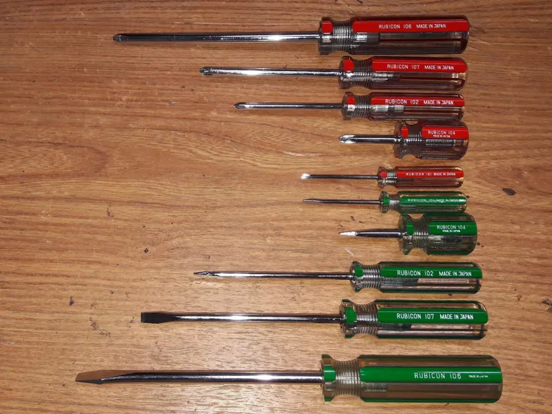 پیچ گوشتی روبیکون مجموعه ده عددی RUBICON