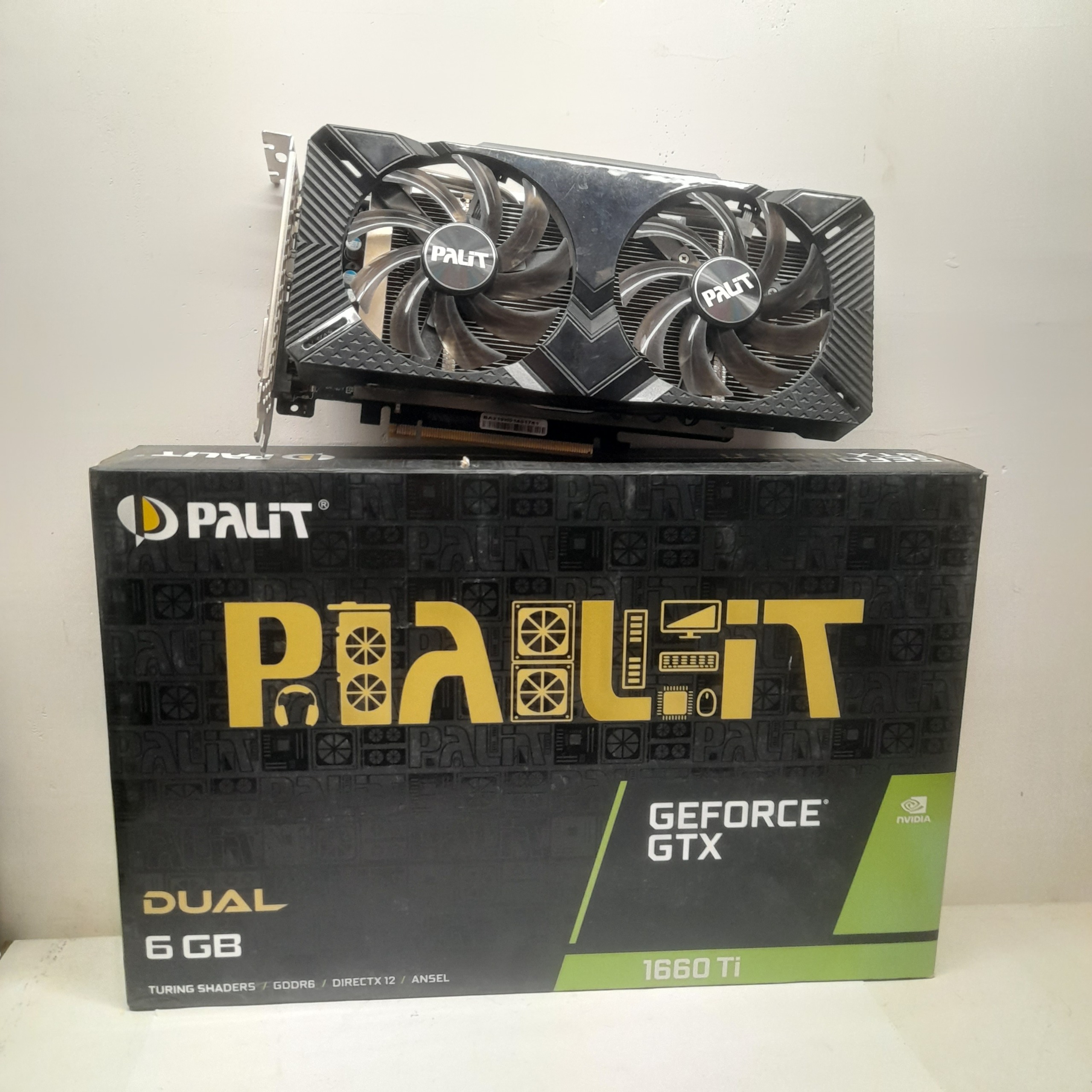 کارت گرافیک 1660ti پالیت خنک و پلمب