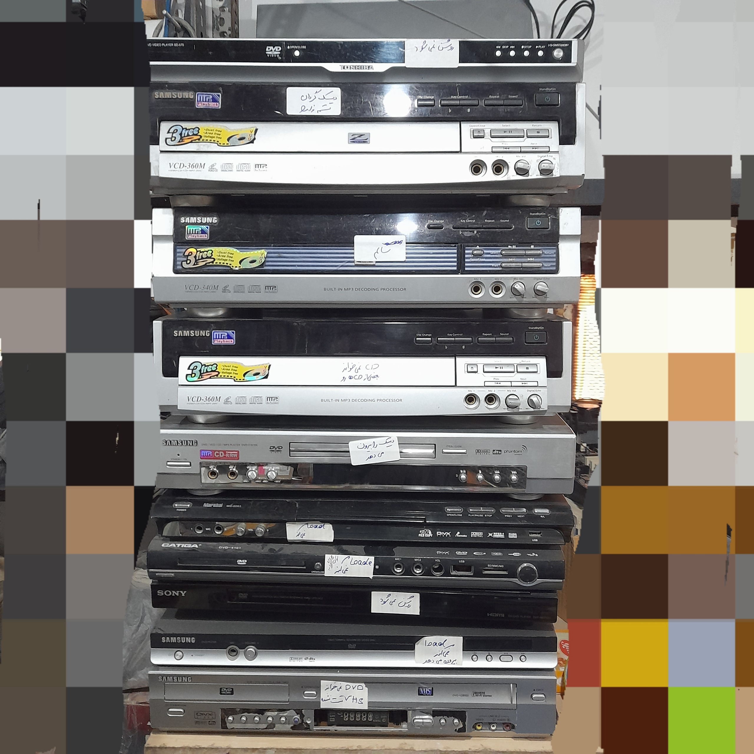 10 تا پلیر مطابق تصاویر