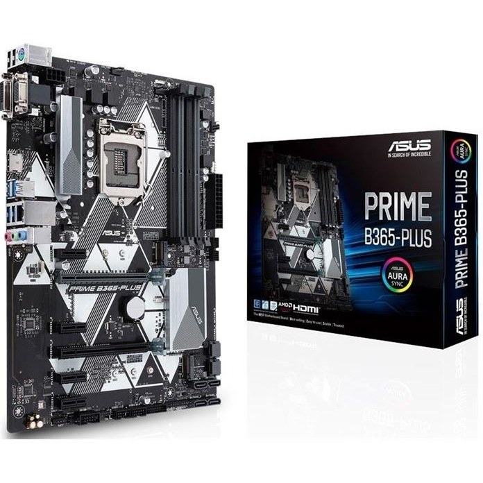 مادربرد ASUS B365 PLUS نسل هشتم و نهم با جعبه اصلی