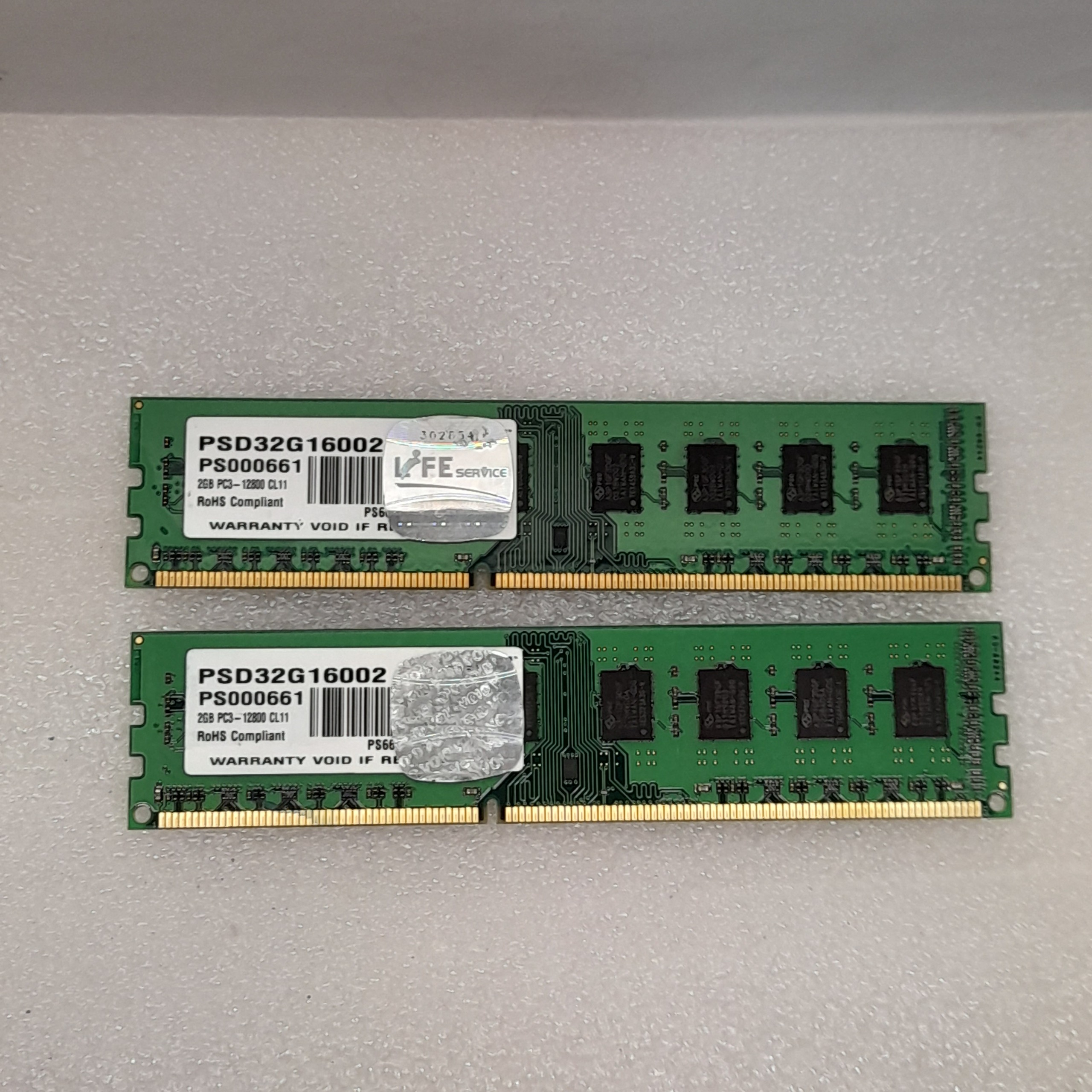 2 تا رم 2 گیگ باس 1600 DDR3 یکجا