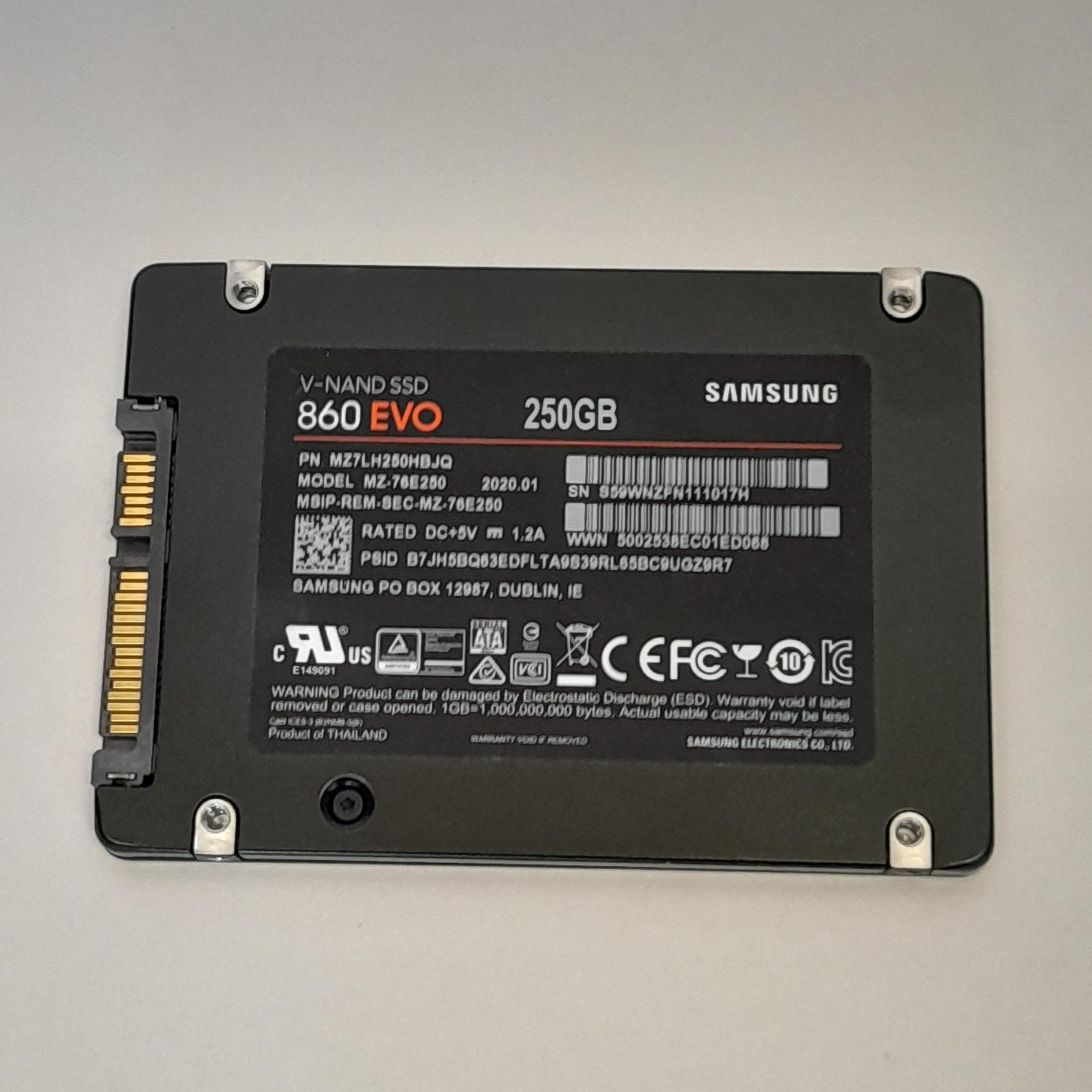 ssd سامسونگ 256 گیگابایت 860EVO