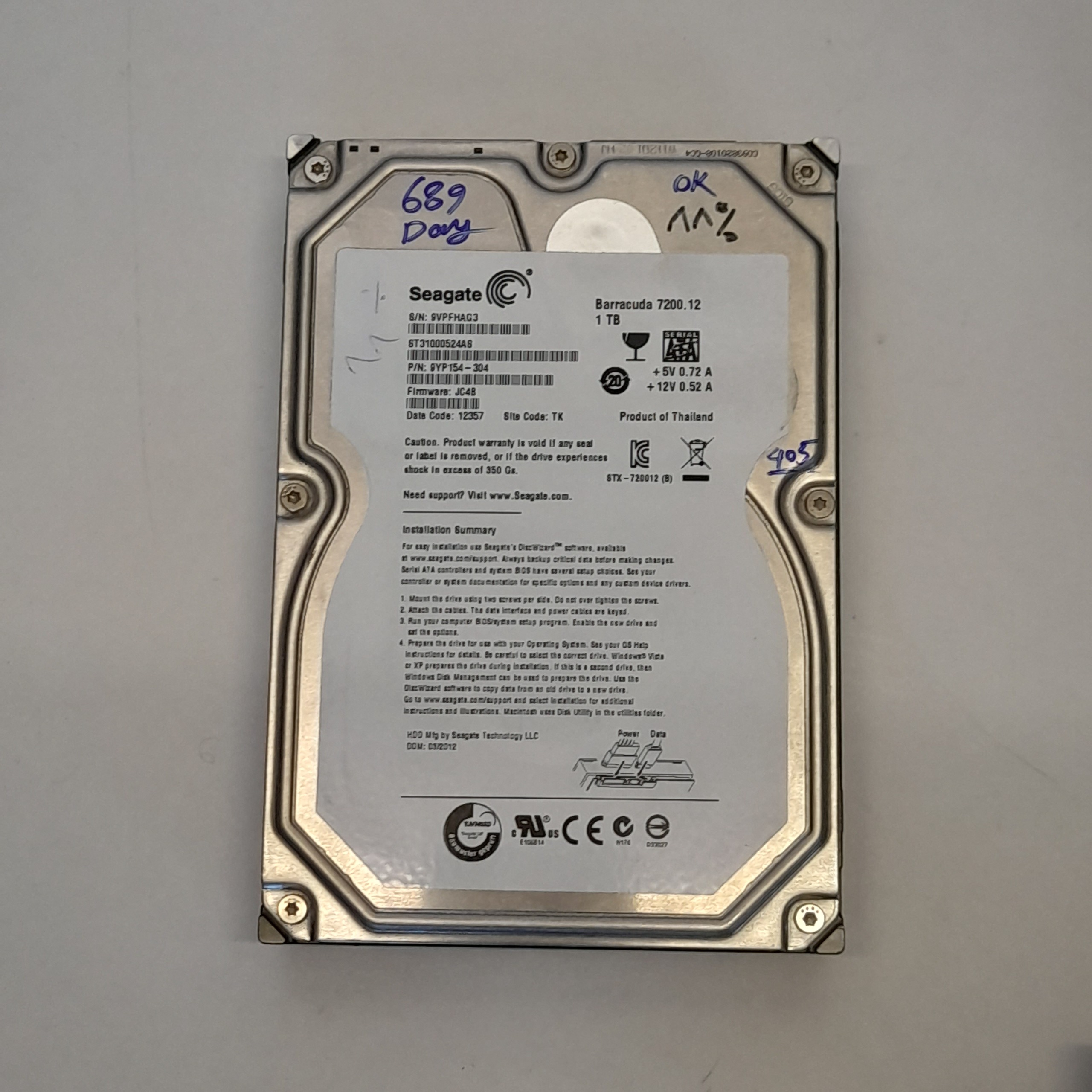 هارد 1 ترا بایت سیگیت با هلث 88