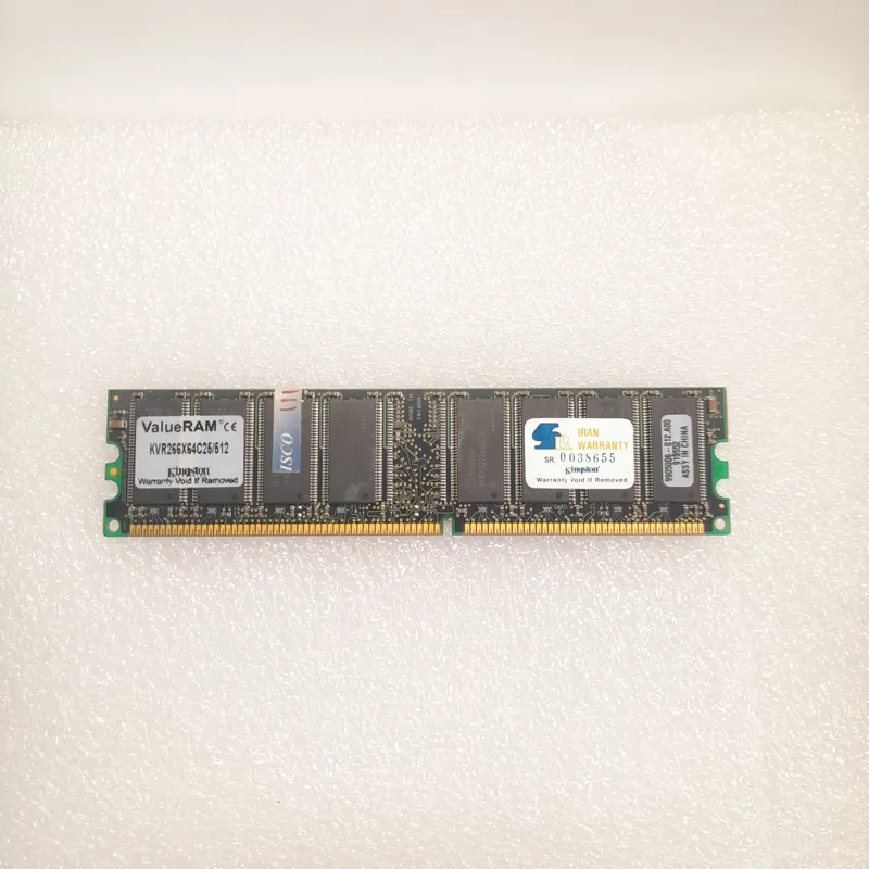 رم 512 DDR دو بر چیپ کینگستون