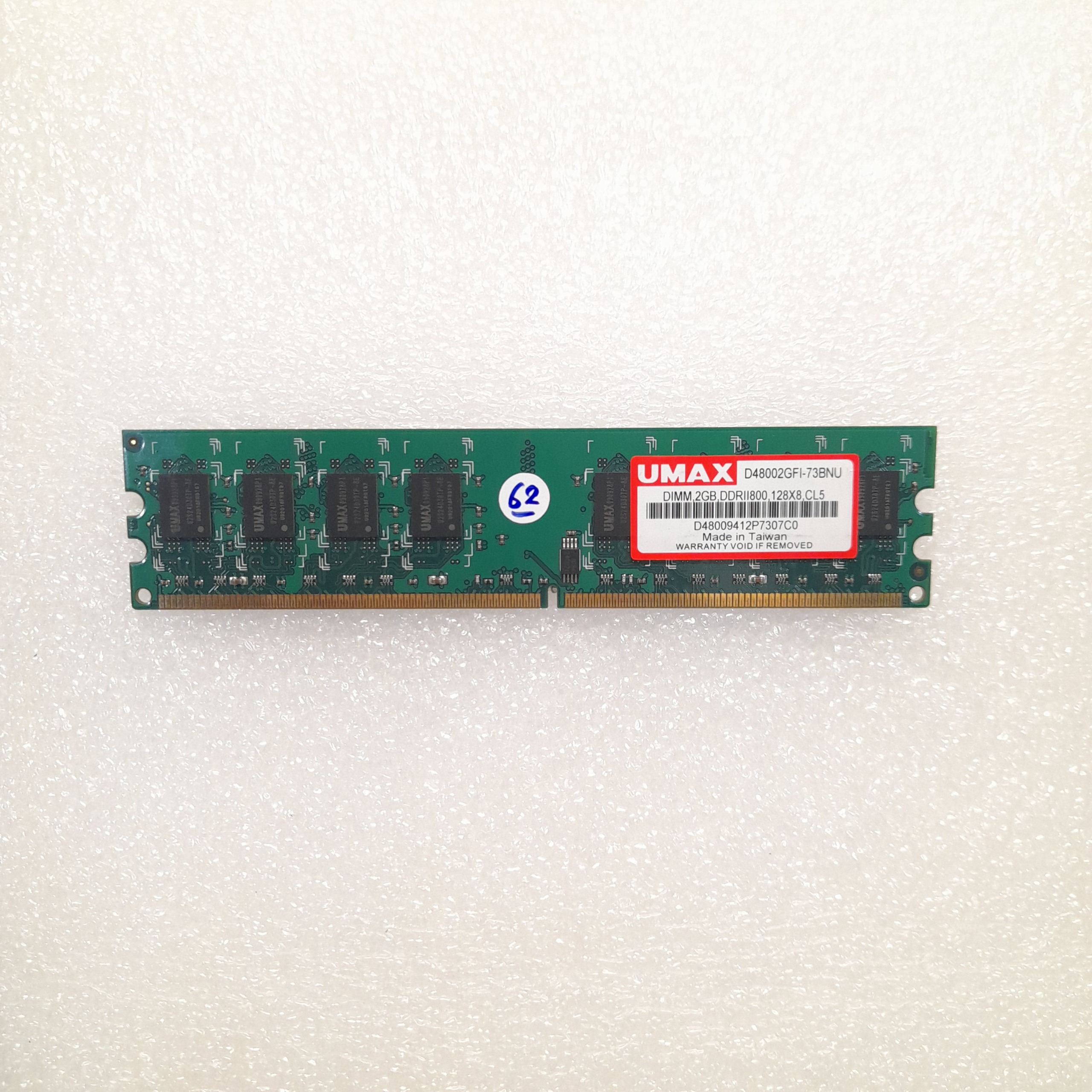 رم 2 گیگ DDR2 UMAX باس 800