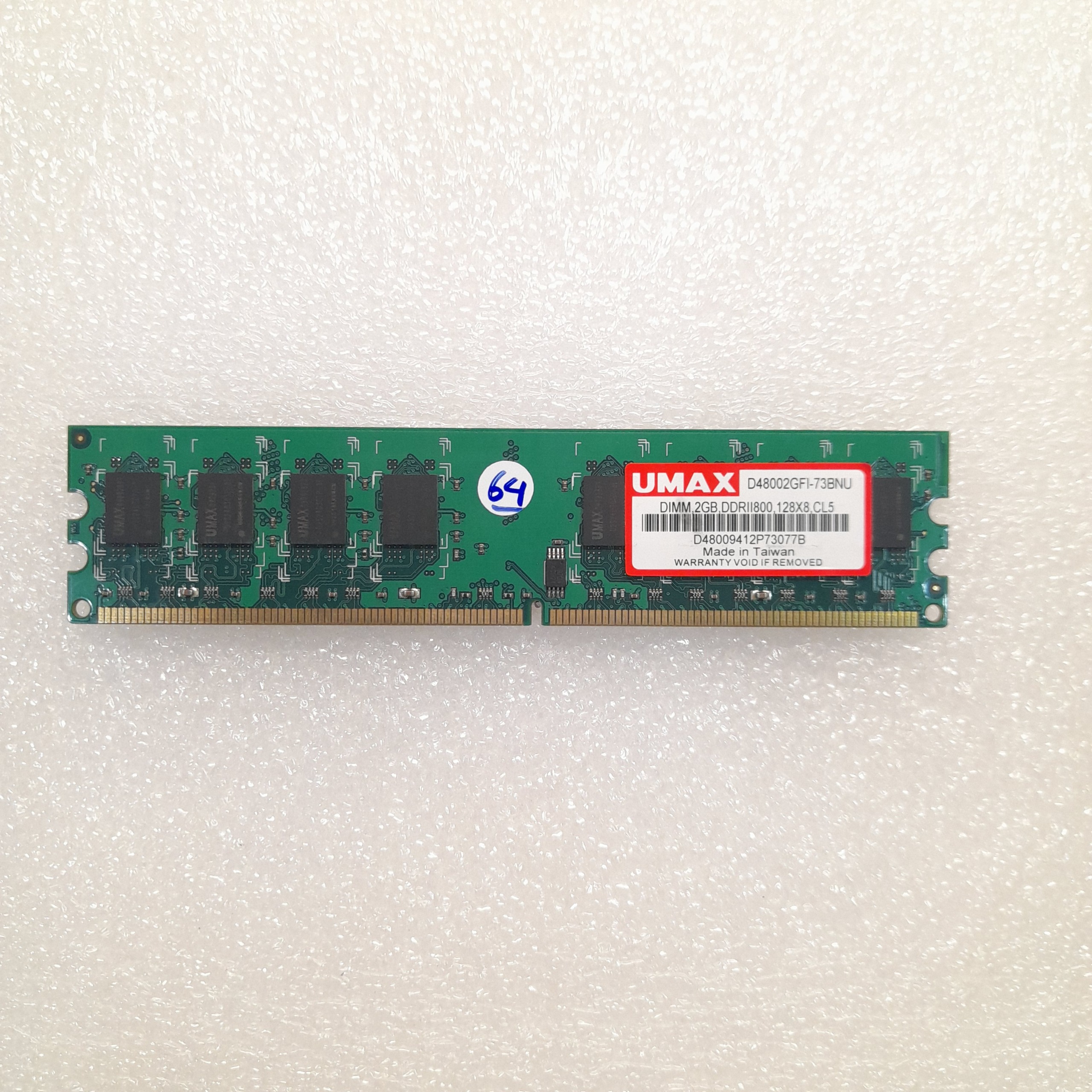 رم 2 گیگ DDR2 UMAX باس 800
