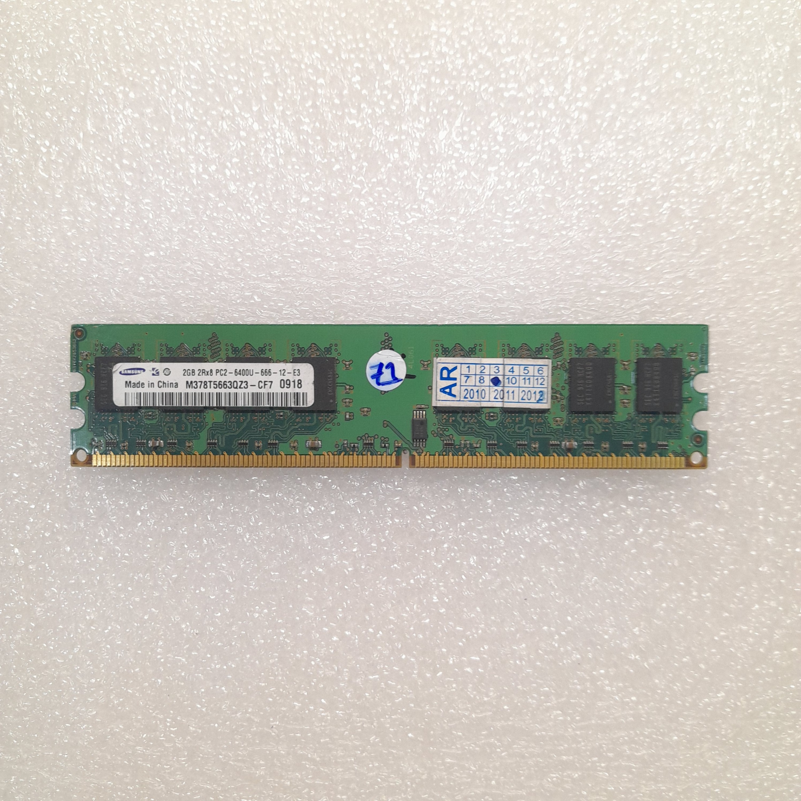 رم 2 گیگ DDR2 سامسونگ باس 800