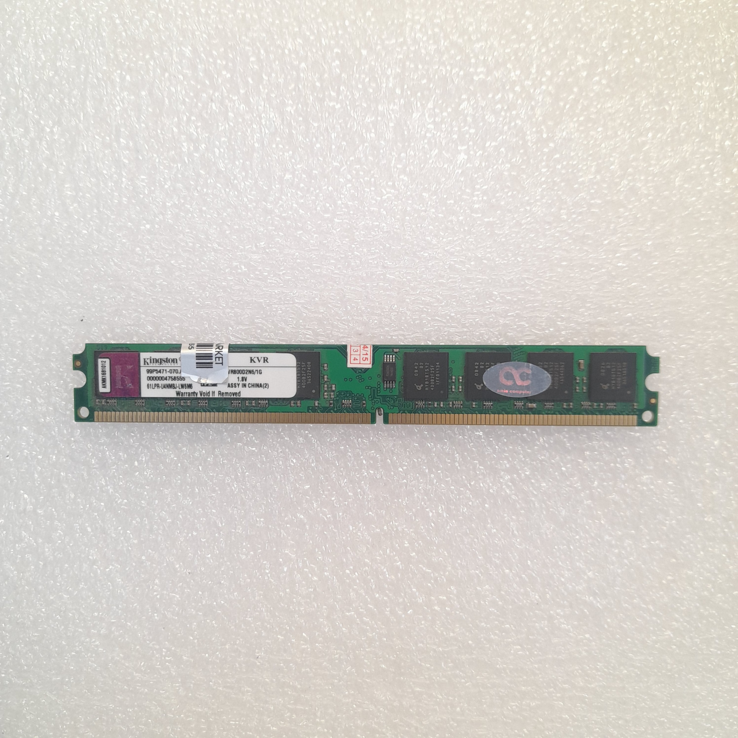 رم 1 گیگ DDR2 کینگستون باس 800