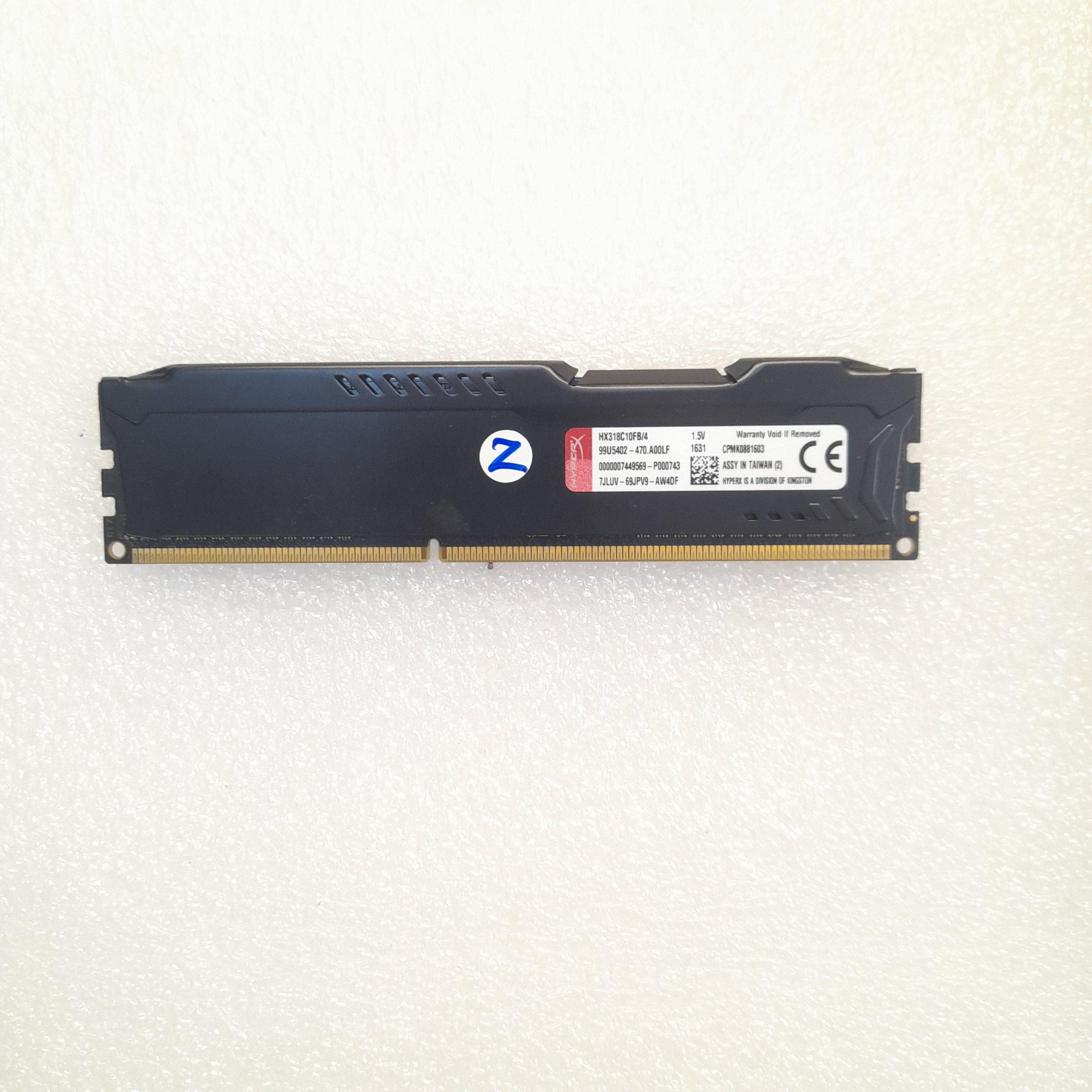 رم 4 گیگ DDR3 کینگستون باس 1866