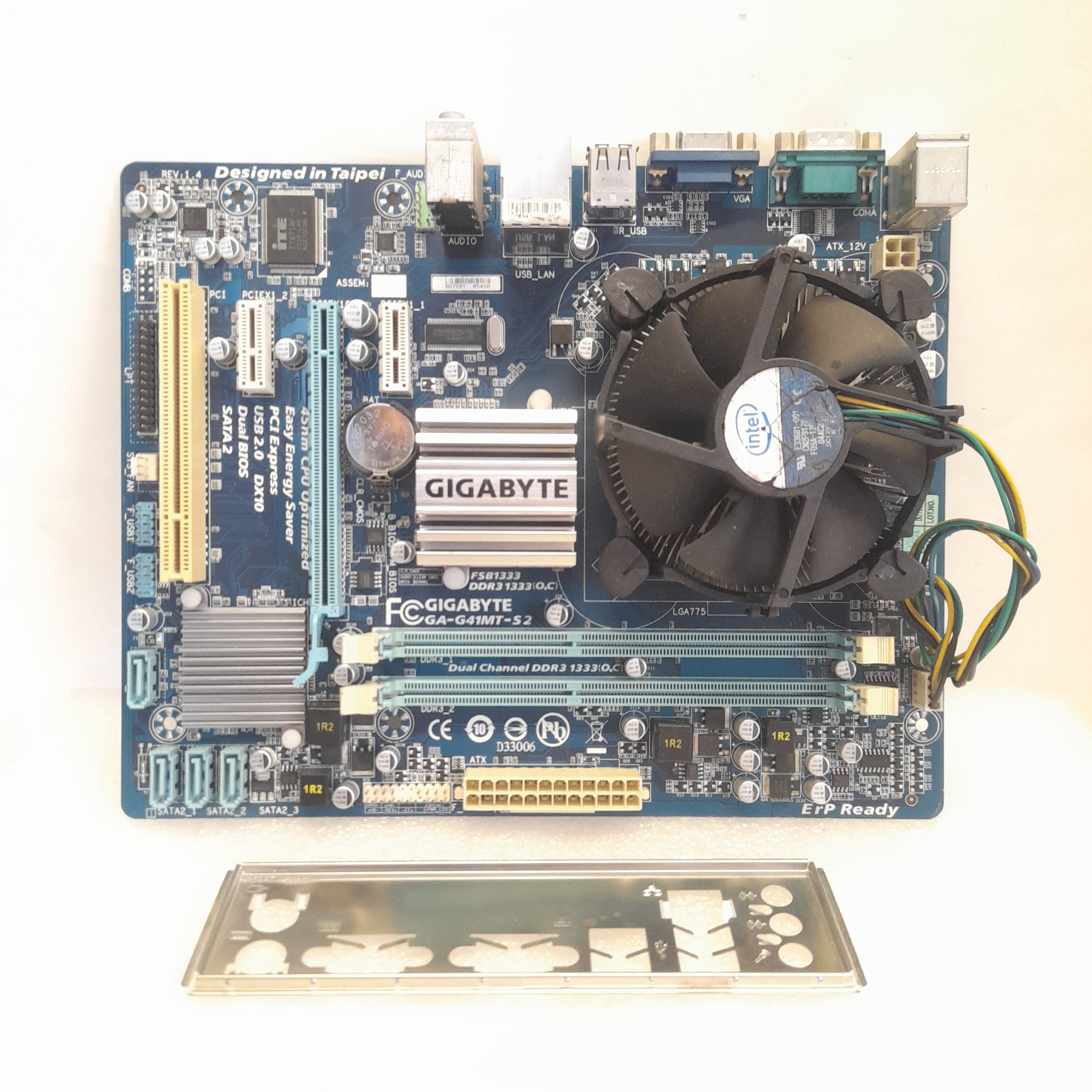 مادربرد گیگابایت DDR3 G41 آنبرد بهمراه e7000 cor2