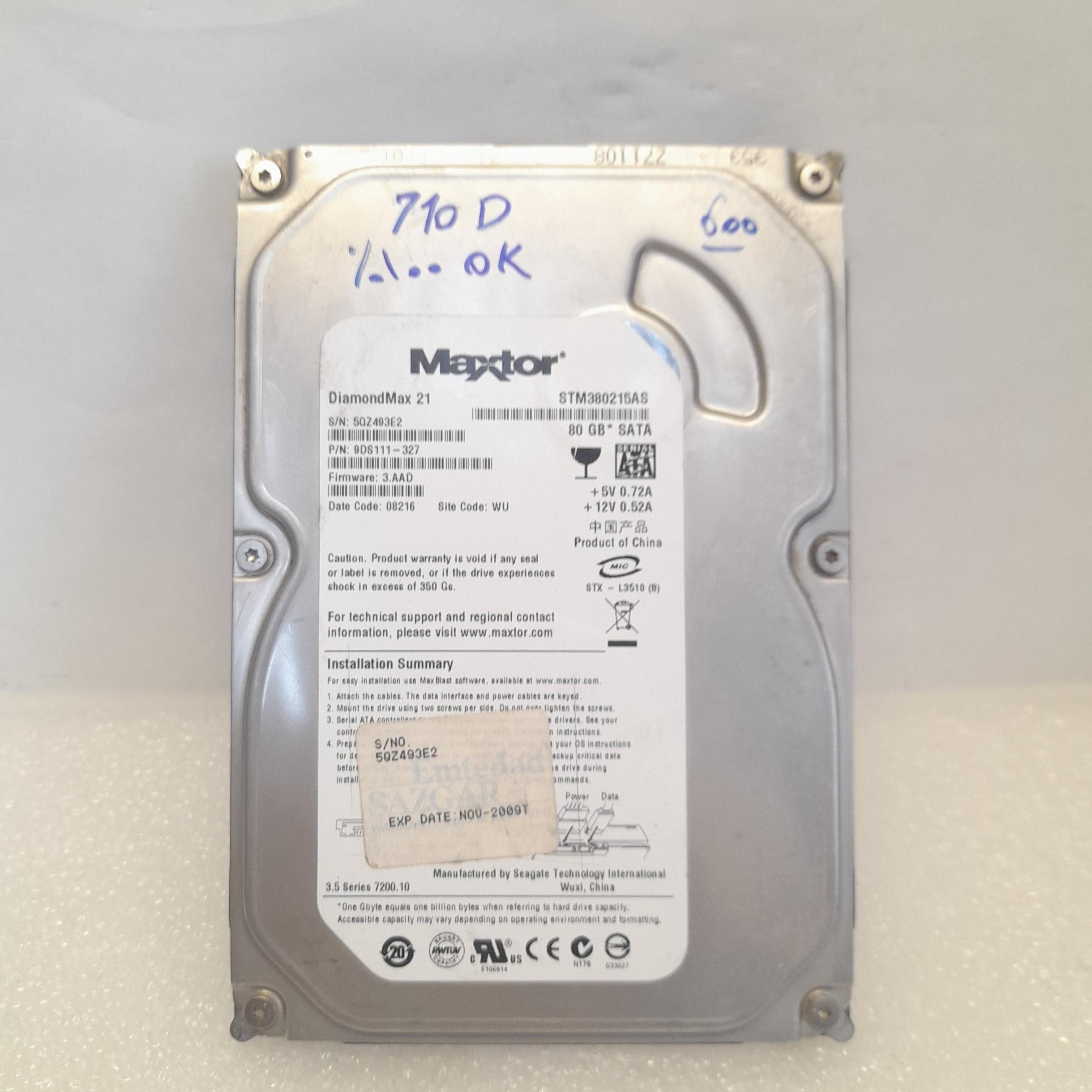 هارد 80 گیگ Maxtor هلث 100