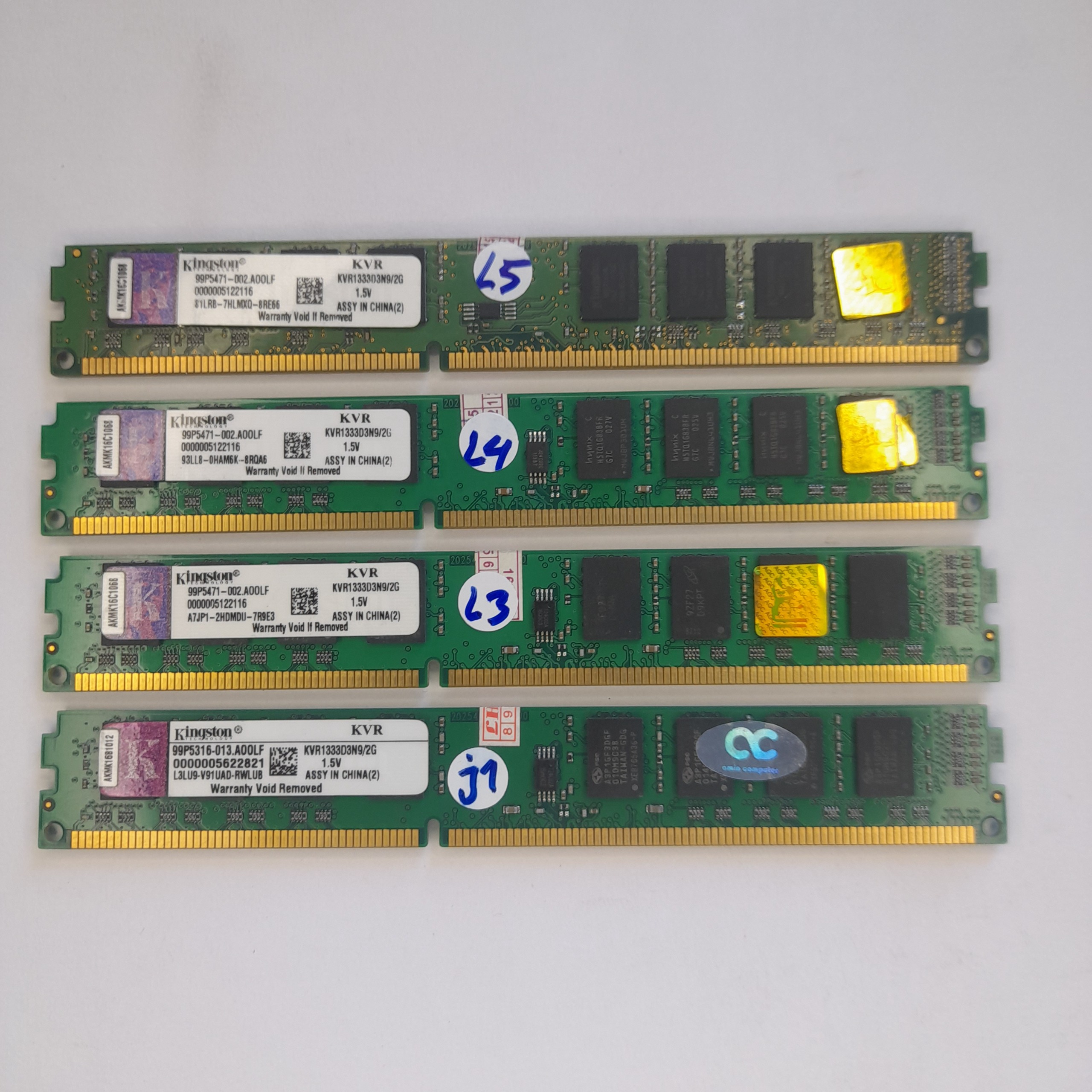رم 2 گیگ DDR3 باس1333 کینگستون