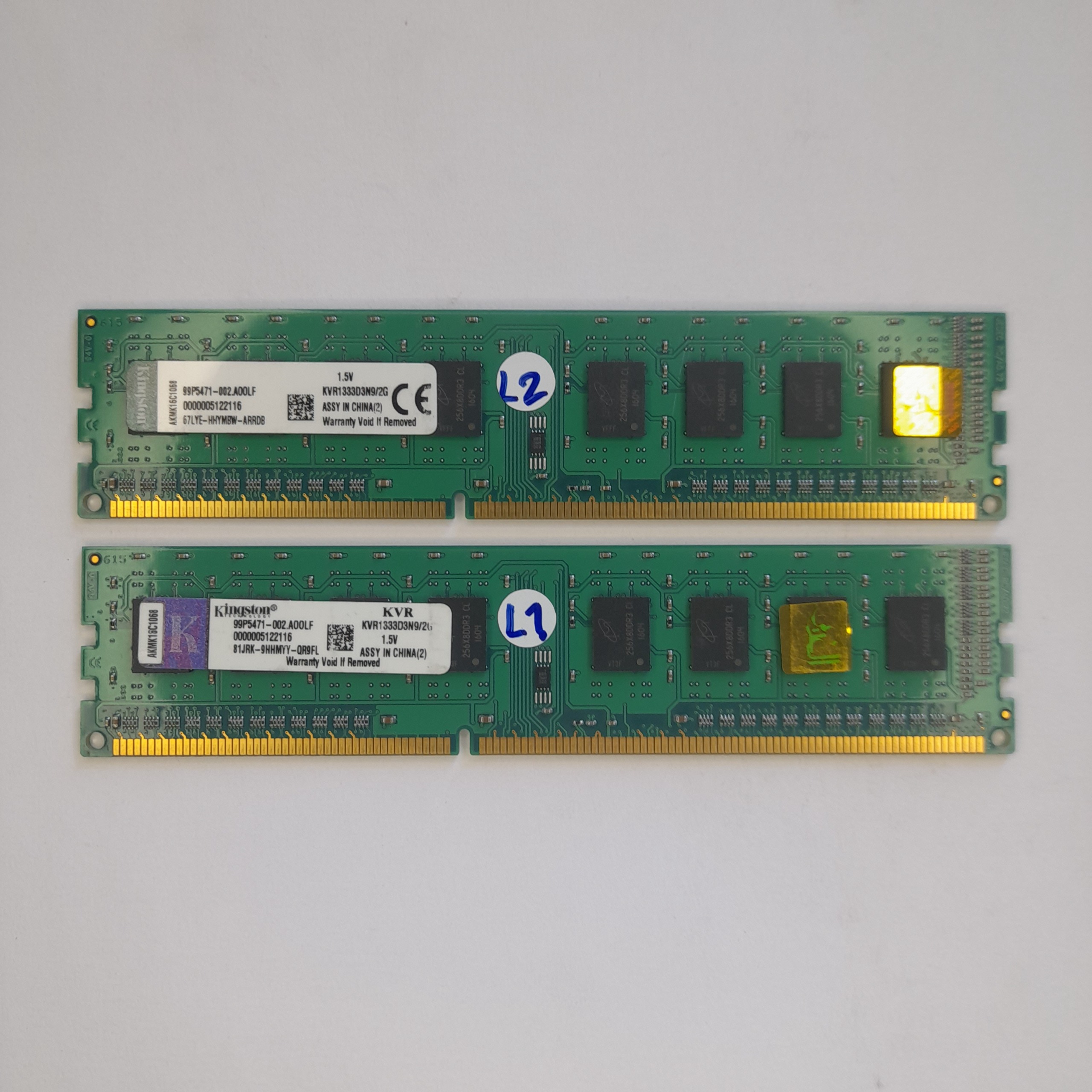 رم 2 گیگ DDR3 باس1333 کینگستون