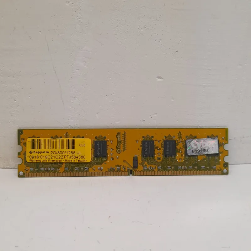 2 تا رم 2 گیگ DDR2 Zipplin باس 800 تایوان