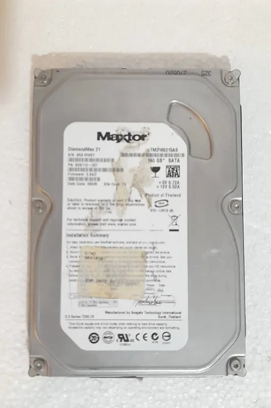 هارد 160 گیگ Maxtor SATA کم کار کد 10