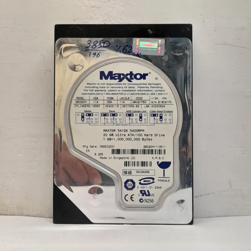 هارد نوستالوژی 20 گیگ 62 درصد IDE