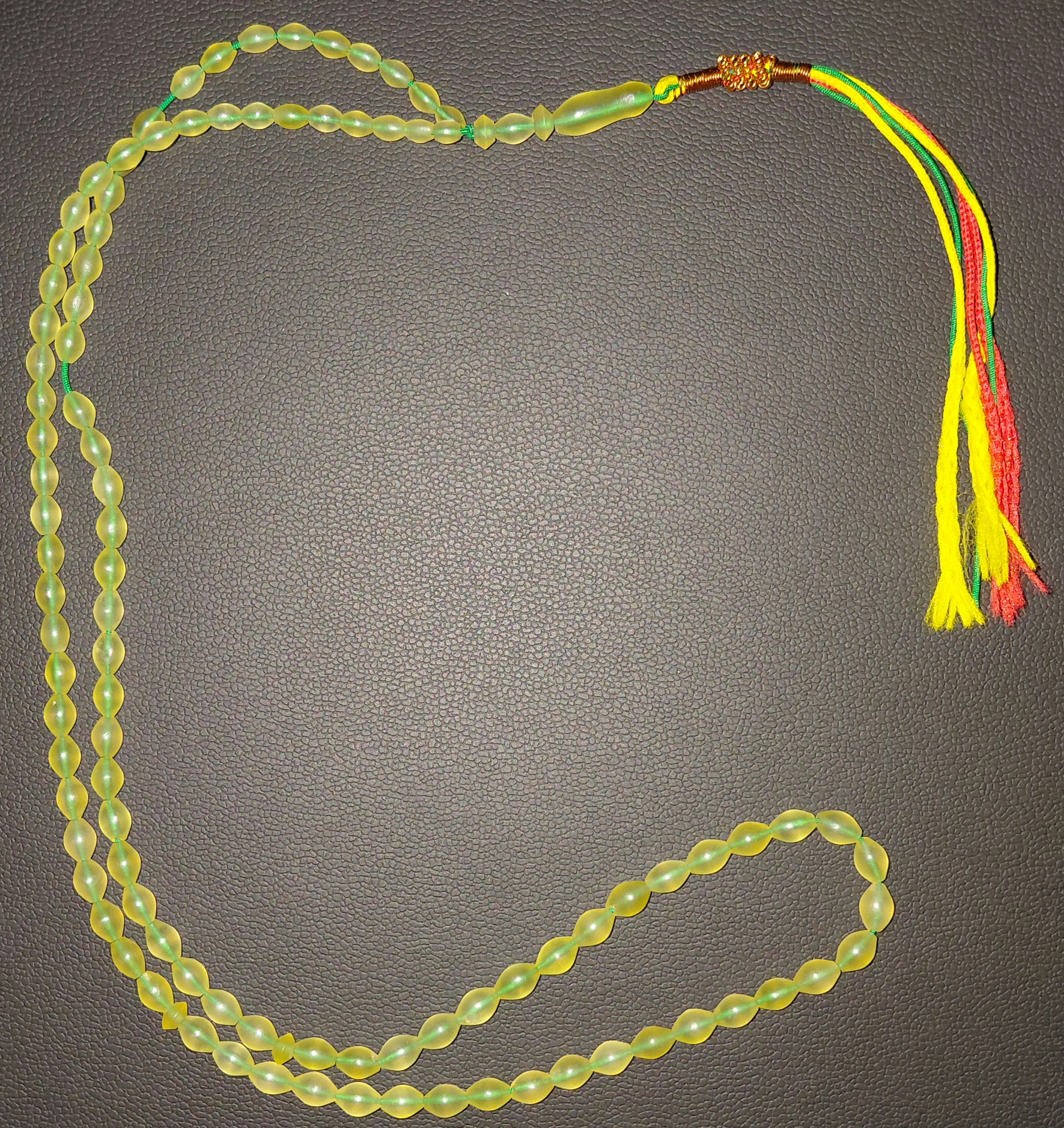 تسبیح101دانه شاه مقصوددانه ریزبازپرسی سبزکاهویی