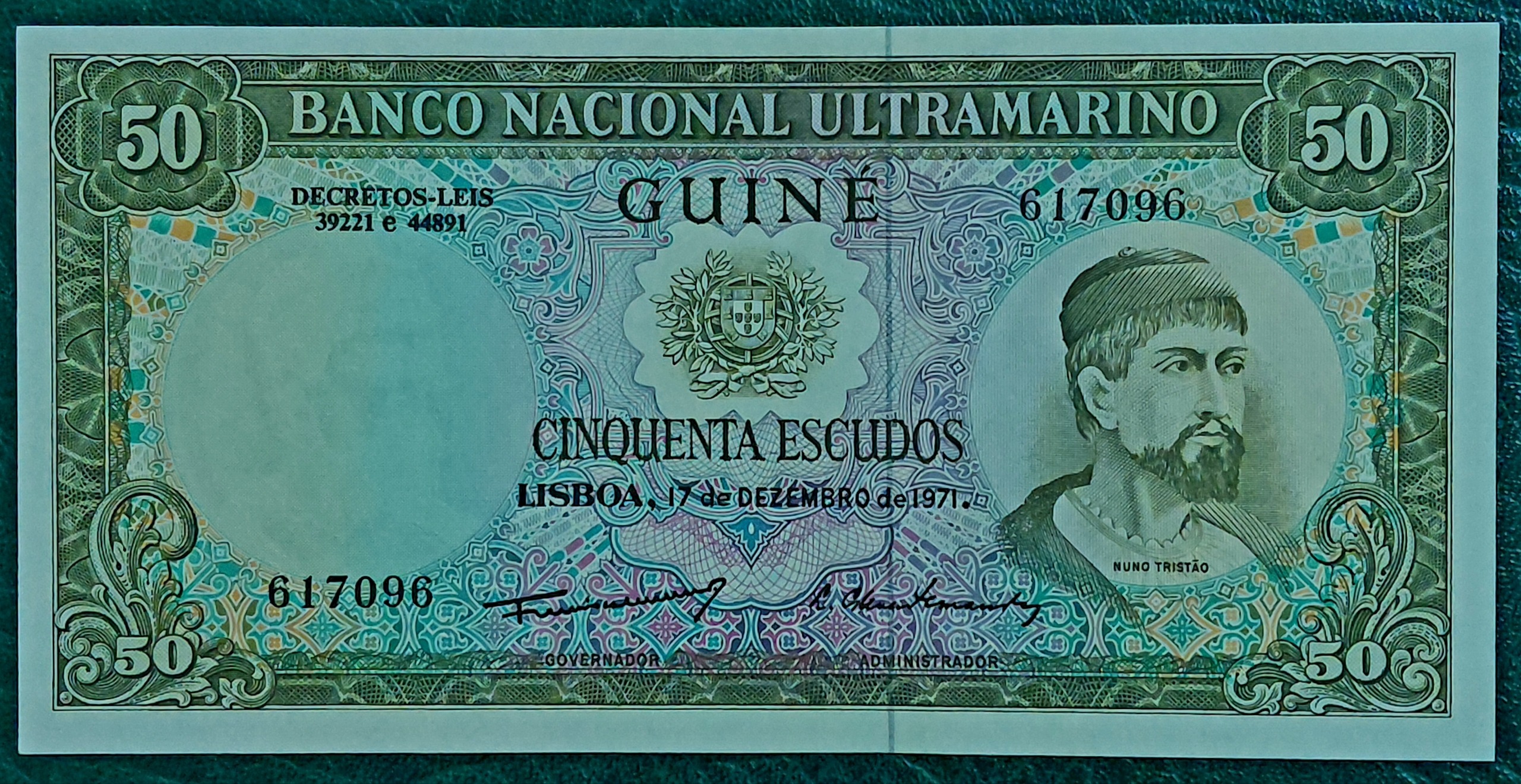 تک 50 اسکودوس گینه سری 1971