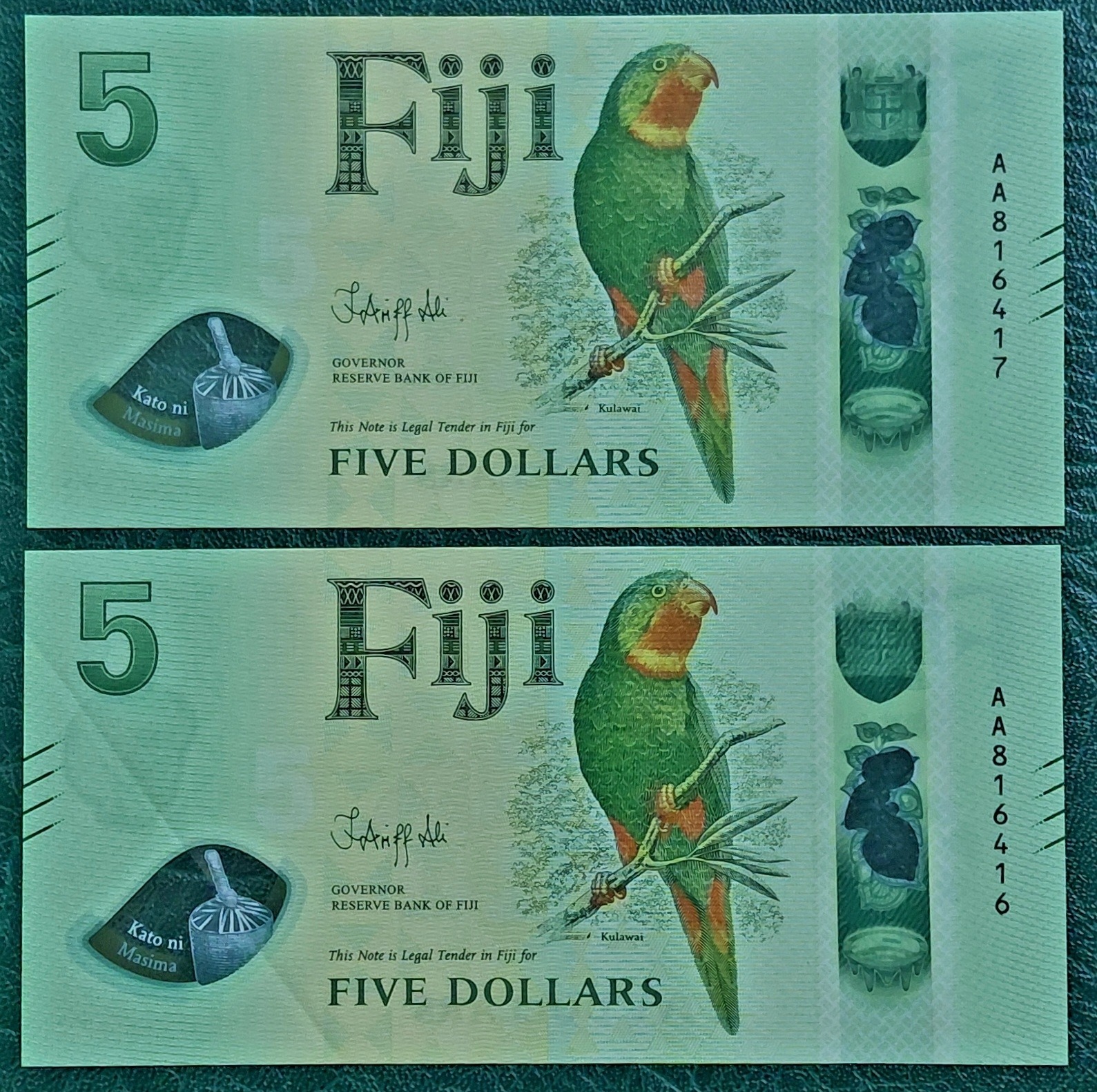 جفت 5 دلار فیجی