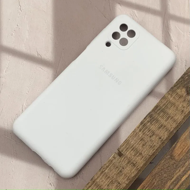 گارد سیلیکونی سامسونگa12 سفید