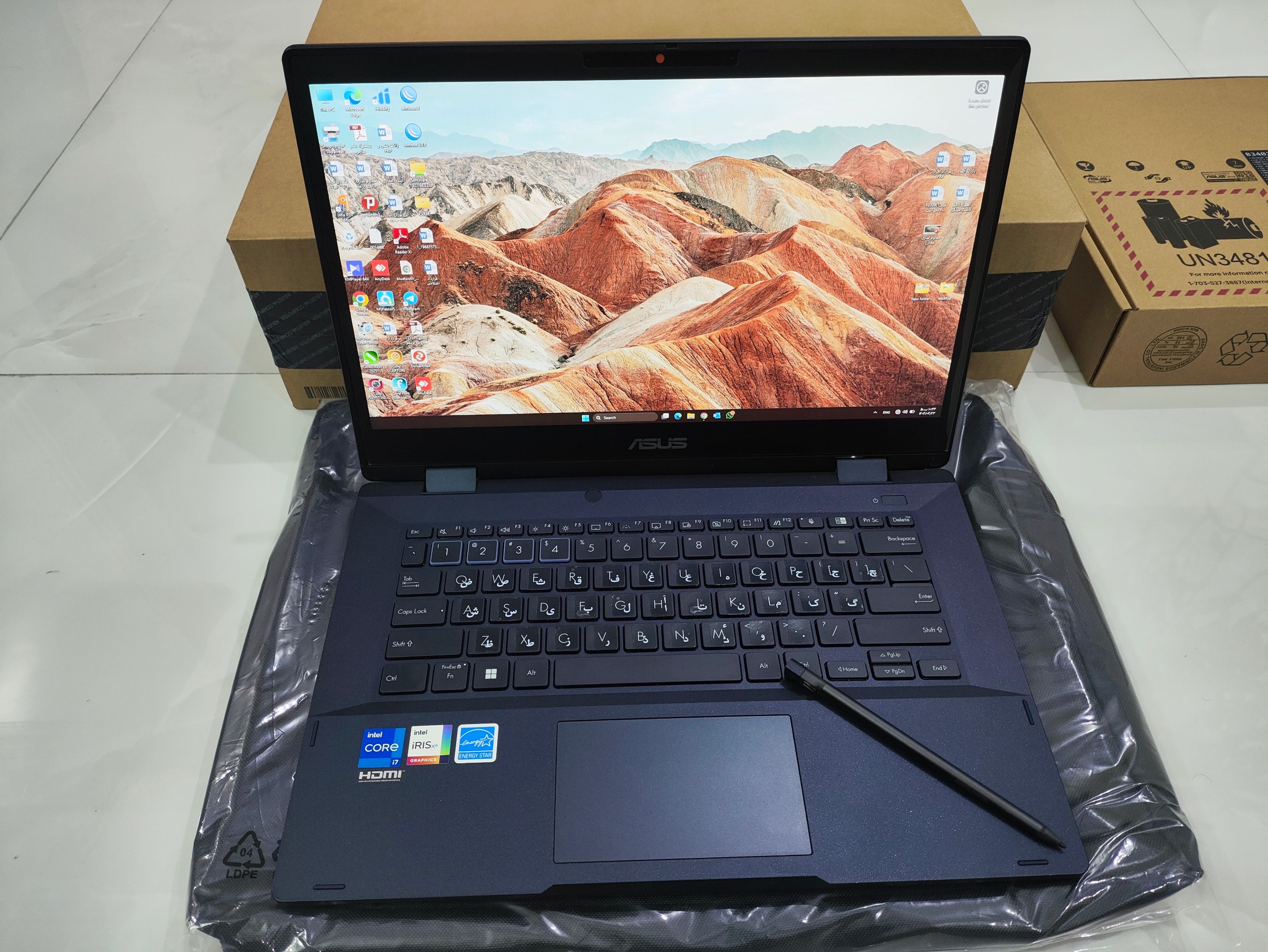 لپ تاپ حرفه ای Asus ExpertBook Flip B3402FB رم 40