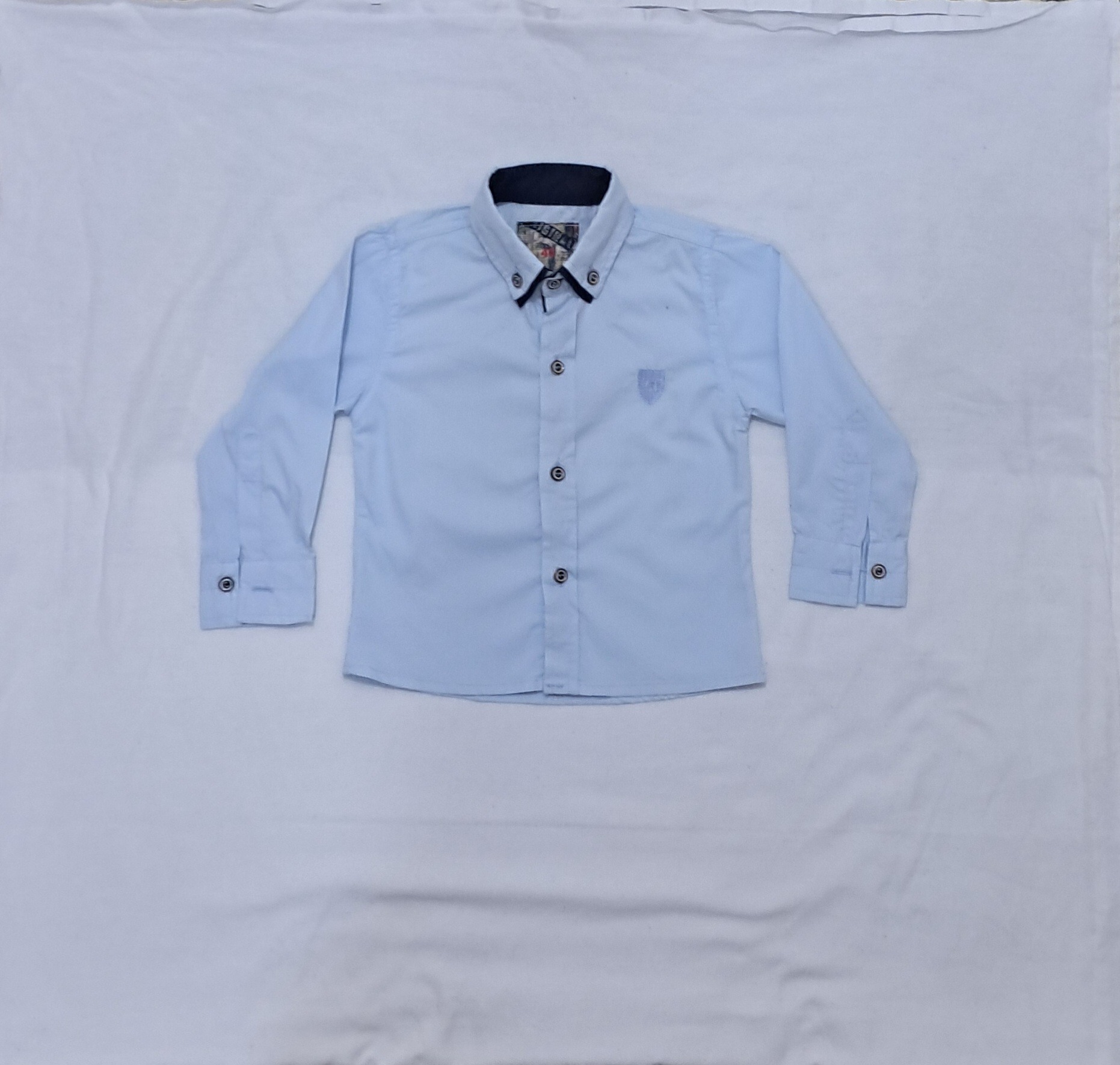 پیراهن پسرانه آبی روشن سایز 40