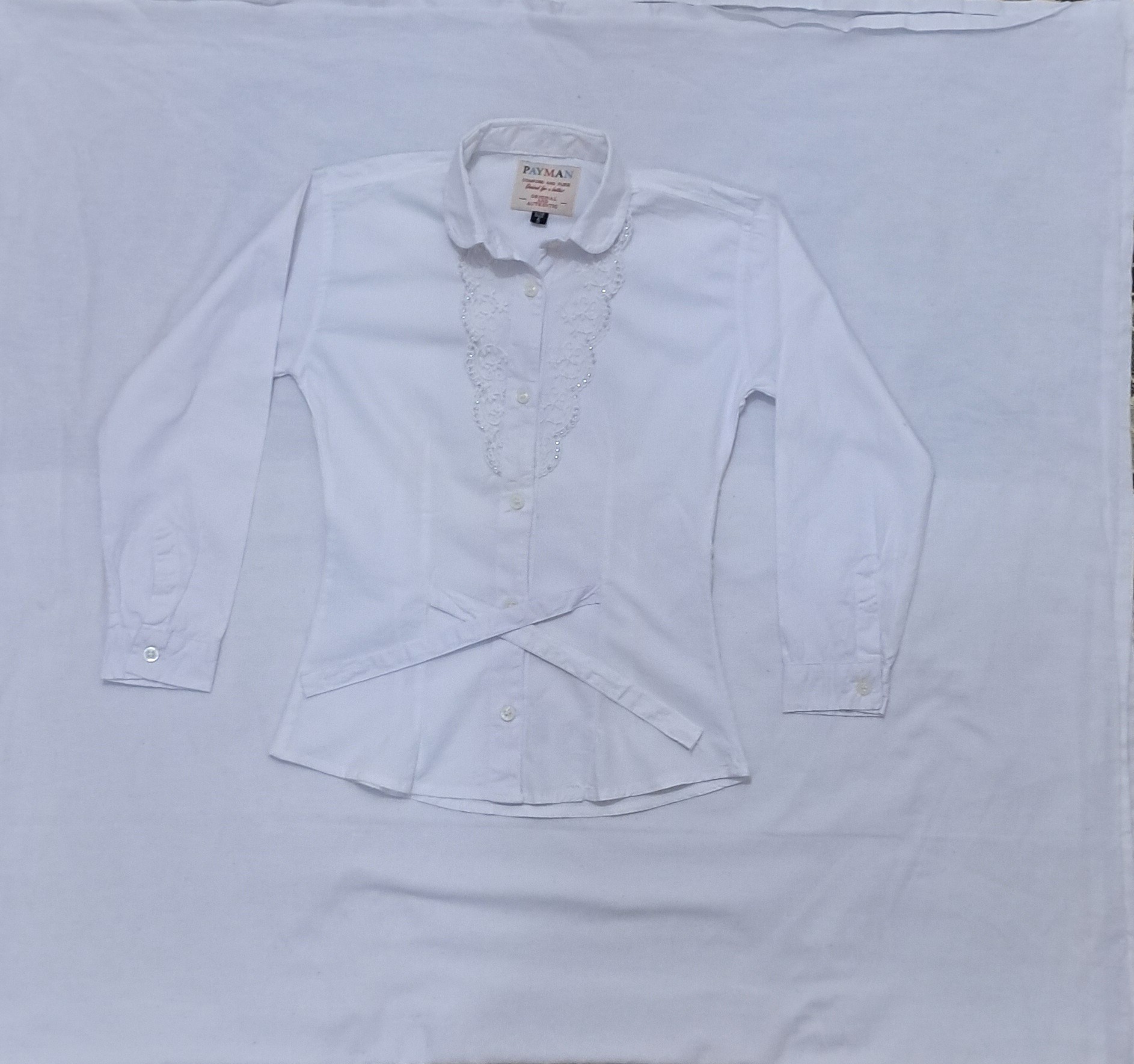 پیراهن مجلسی دخترانه سفید سایز 5