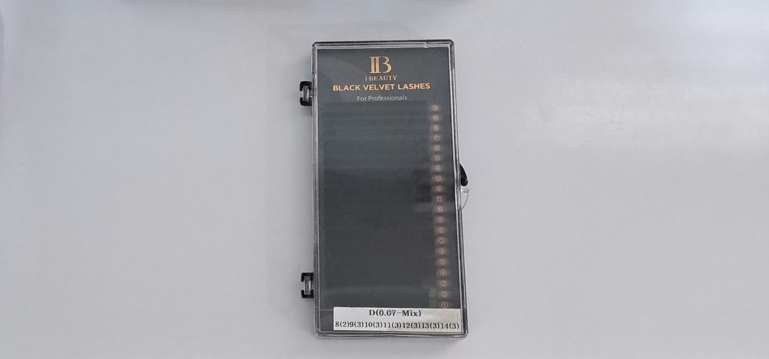 پالت مژه i BEAUTY BLACK VELVET LASHES رنگ مشکی