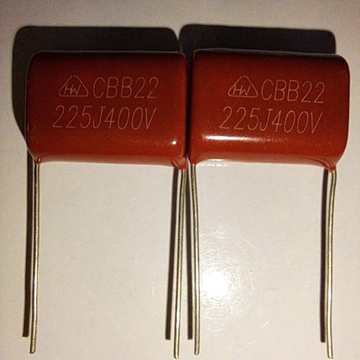 خازن پلی استر 2.2uf 400v 5 درصد