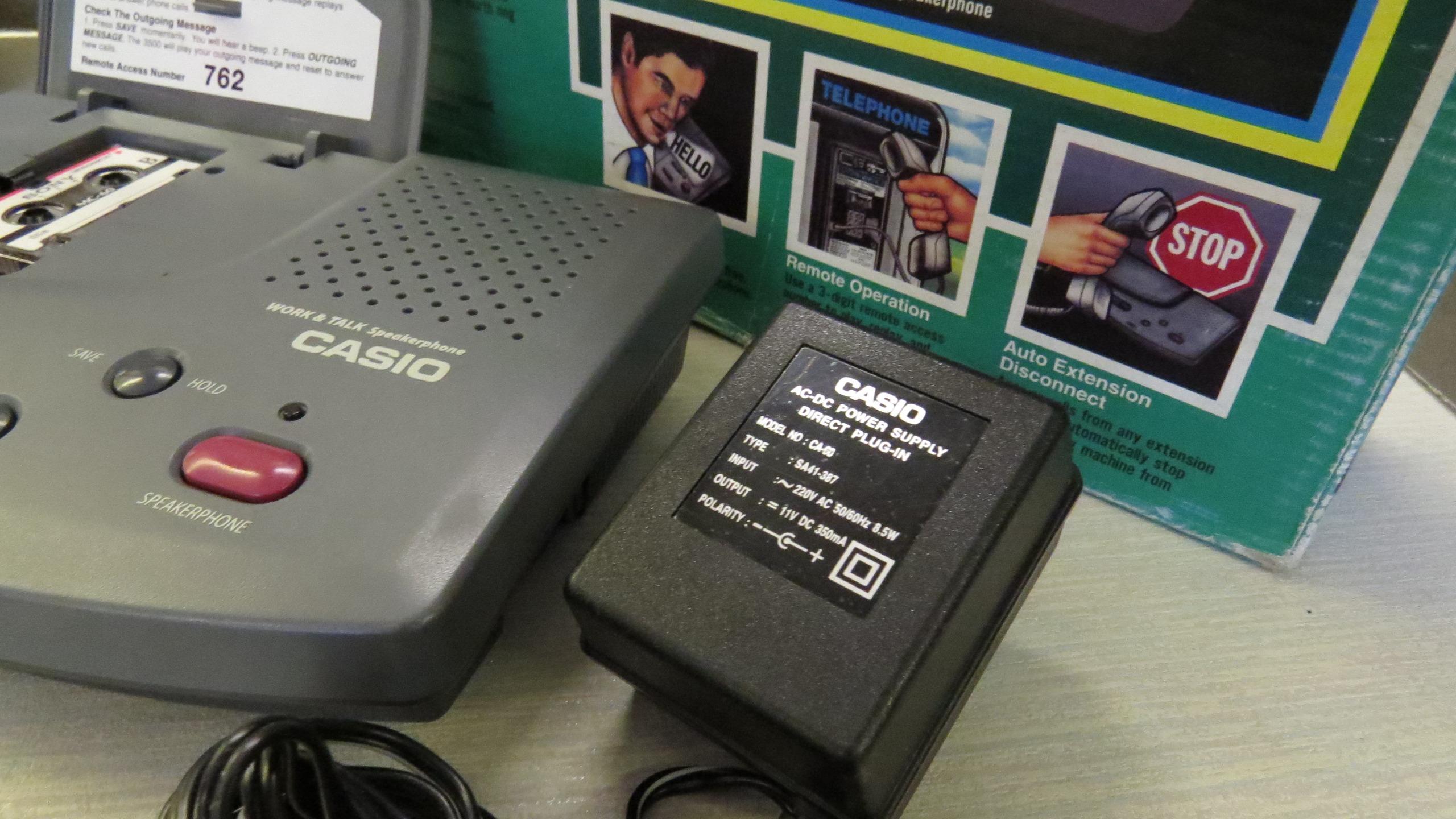 دستگاه منشی تلفن کاسیو