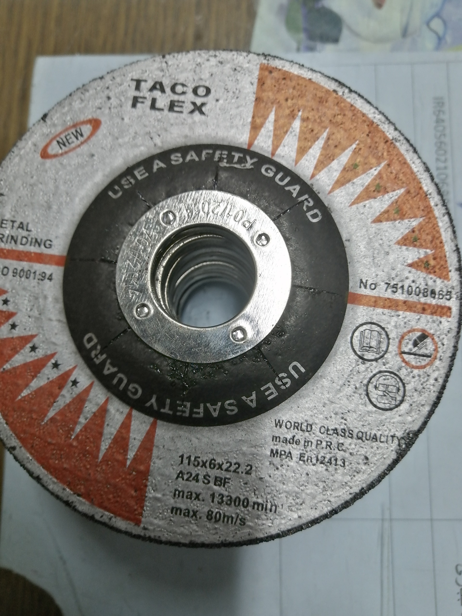 بسته 12 تایی صفحه سنگ ساب آهن مینی