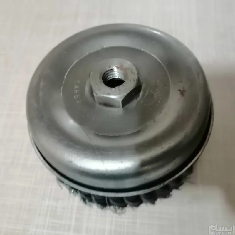فرچه سیمی کاسه ای بافته12 فرچه سیمی تخت 15