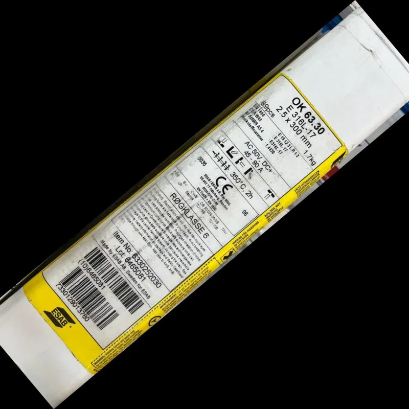 الکترود ایساب E316 L کد OK63.30 سایز 2.5